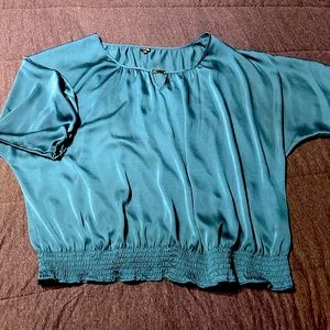 Dark teal blouse